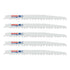 WORKPRO 5-Piece 9-Inch Wood Pruning Reciprocating Saw Blade Set, 5TPI, CR-V Steel Saw Blade Kit for Bosch, Black & Decker, Makita, Dewalt